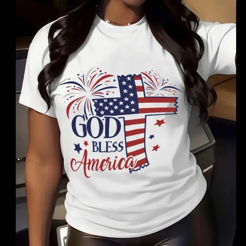 God Bless America T-Shirt - Picture 2 of 6